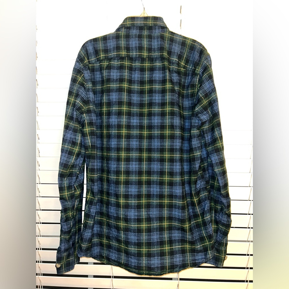 Men’s Plaid Abercrombie Long Sleeve Shirt - Picture 3 of 3